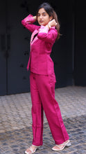 Pink Semi Silk 3Pc Suit