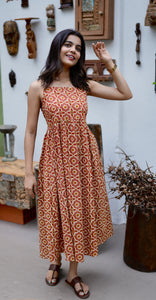 Athangudi Strap Dress