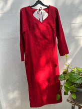 Maroon Red Sweetheart Neck Set