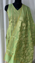 Chanderi Silk 3Pc Set - Green