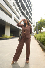 Brown Waist Coat Set