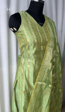 Chanderi Silk 3Pc Set - Green