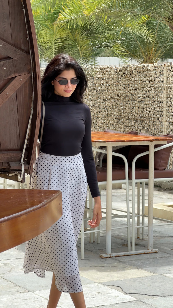 Black Polka Glam Combo