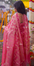 Chanderi Silk 3Pc Set - Pink