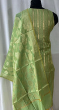 Chanderi Silk 3Pc Set - Green