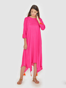 Pink Hi Low Dress