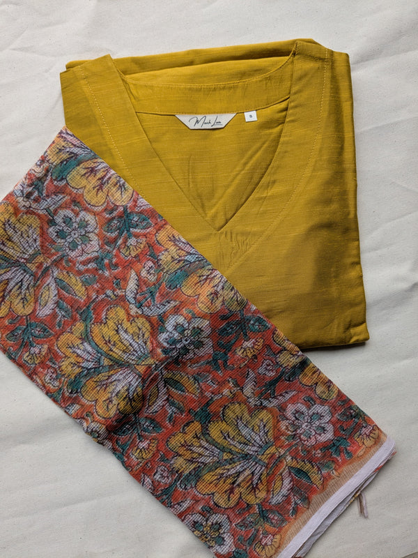 Kota Dupatta - Orange #1