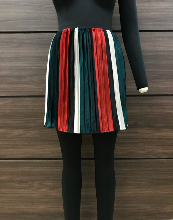 Circus Stripes Mini Skirt