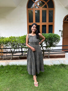 Ajrak Kantha Dress