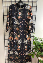 Dark Grey Floral Dress